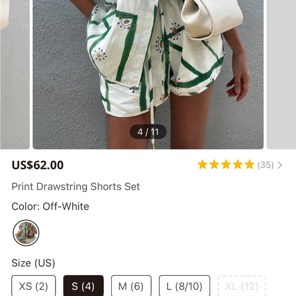 Commense Green and off white set - Picture 5 of 8